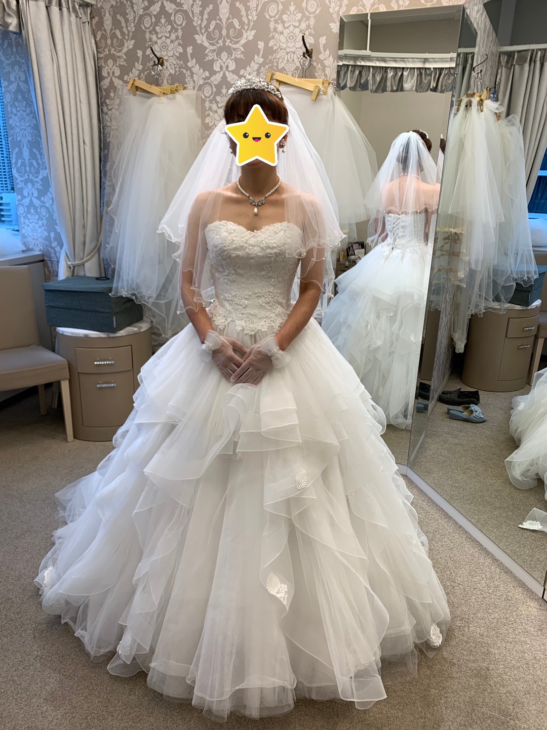 ウェディングドレスの小物合わせ☆ - アラフォープレ花嫁ひかるの結婚準備